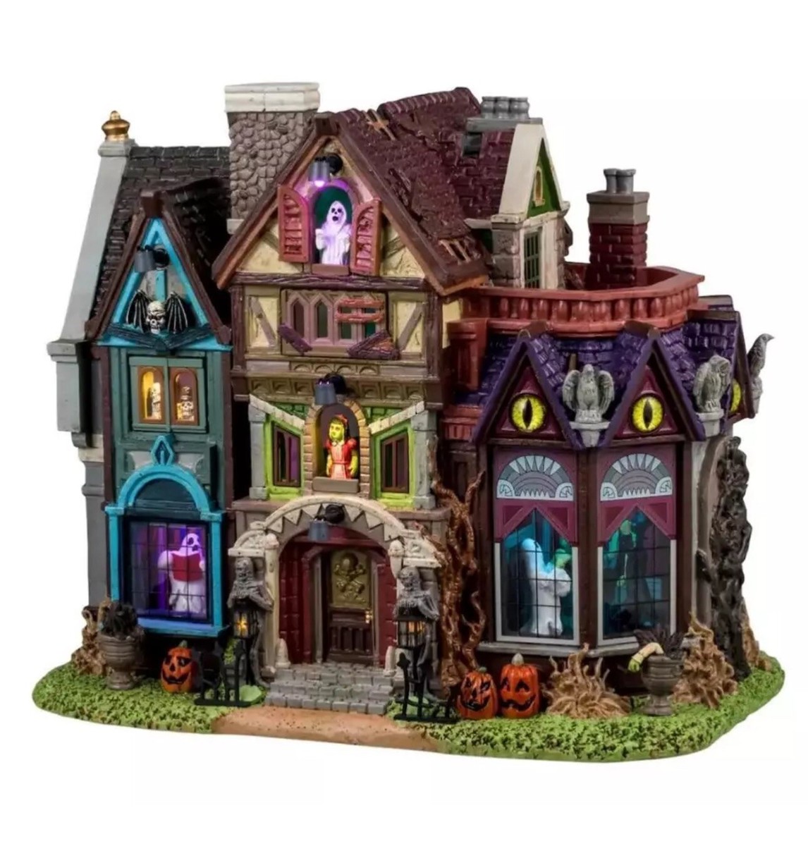 NEW! Lemax Spooky Town Madness Manor #45205 Halloween Village | eBay