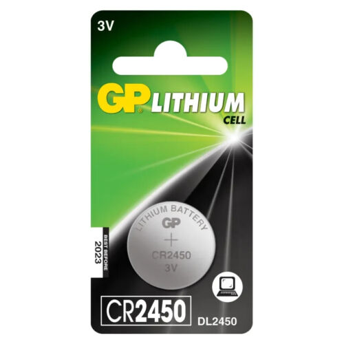 1 x baterie litowe na monety GP CR2450 2450 DL2450 3v - Zdjęcie 1 z 1