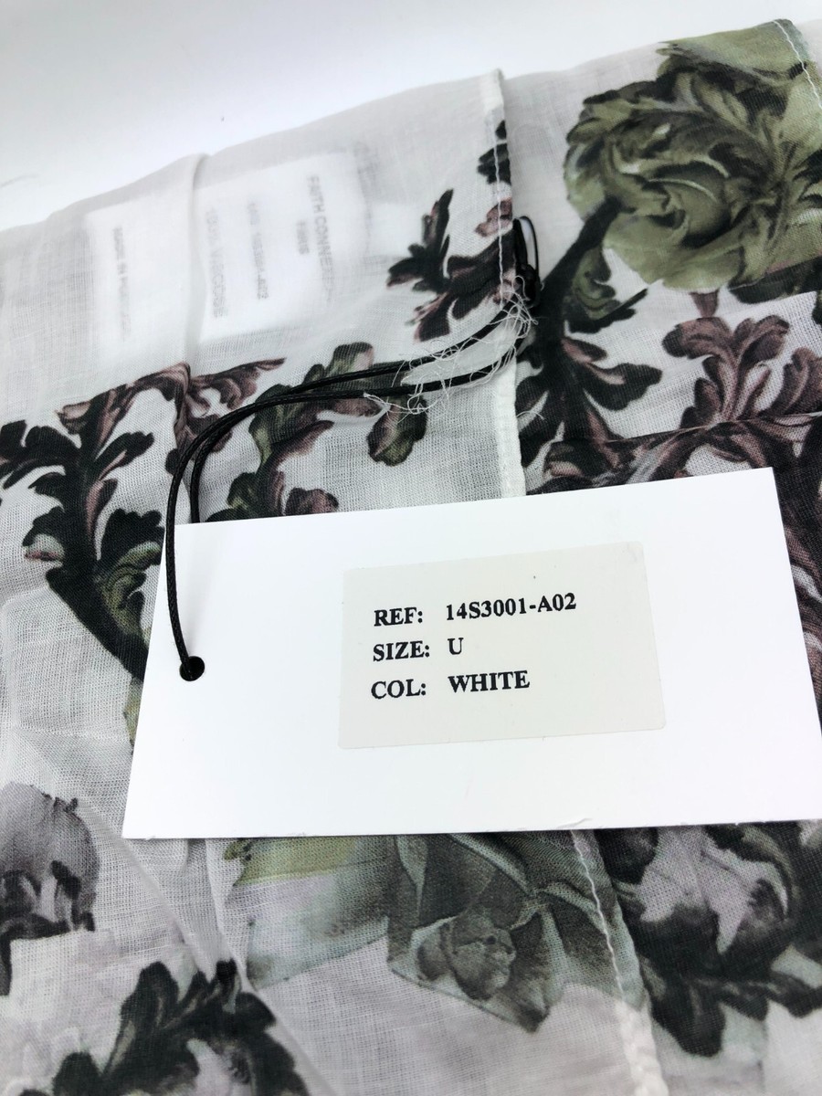 Foulard Faith Connexion 100% Viscose Noir - Taille Unique, Neuf Avec étiquettes, Motif Ange/belle