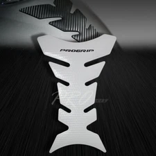 Vinyl Pro Fuel/Gas Tank Pad Motorcycle/Dirt/Bike Grip Protector Perforate White