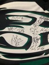 Quad City Mallards team Signed hockey Jersey autographed ECHL