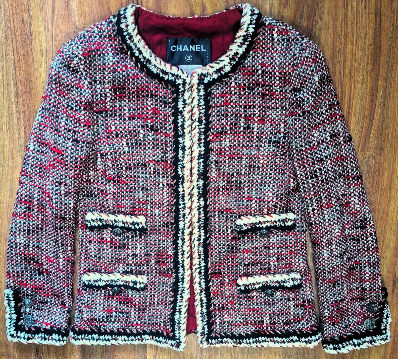 Giacca lana Chanel vintage perfette condizioni taglia 36