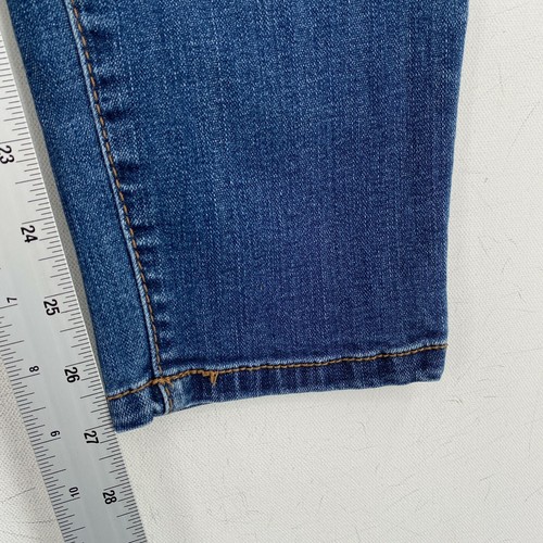 Catherine Malandrino Skinny Jeans Womens 10 Blue Mid Rise Stretch 29x27 - Picture 7 of 10