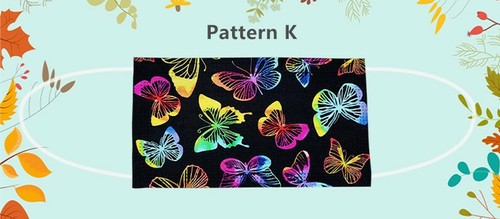 3 layer Disposable Face Mask Masks Pink Purple Black Green Orange White Yellow - Picture 130 of 165