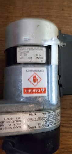 Craftmatic Hubbell Mc42-1012l Lift Motor M-1444/ZP Motor Model # FMV - Picture 6 of 8