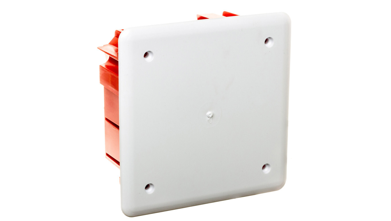 Install-Box Flush-mounted installation box 95x95x50mm IP40 white 0261-01 /T2UK