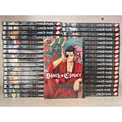 Black Clover Manga Full Set Volume 1-35 English Comic By Yuki Tabata DHL EXPRESS