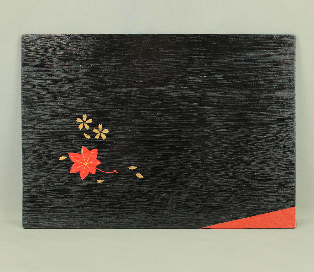 Tray (10) - Echizen Lacquerware Large and Small Square Tea Tray VA450