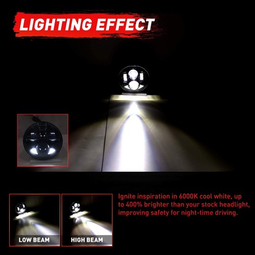 4pcs 5.75 5-3/4" Projector LED Headlight For Holden HQ HK HT HX HZ HJ HG Premier - Picture 6 of 11