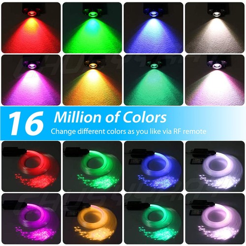 300pc Fiber Optic CAR HOME Headliner Star Light KIT Roof Ceiling LIGHTS W/Remote - 第 19/20 張圖片