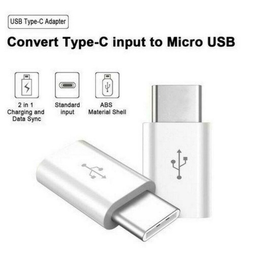 Micro USB Female to Type C Male Converter USB-C Adapter H7Z8 M8U2 X8I5 - Picture 8 of 10