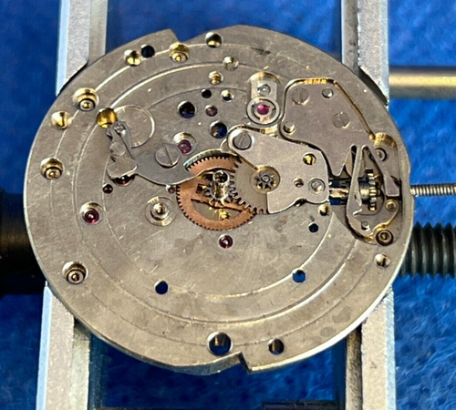 Mouvement de Montre S2416 SLAVA Russe 2 Barillets Clockwork Uhrwerk For Parts - Picture 6 of 23