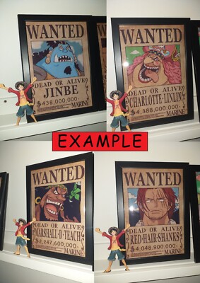 One Piece Wanted Poster - KAIDO **BUY 2 GET 1 FREE! see