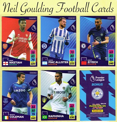 Panini Adrenalyn XL   PREMIER LEAGUE 2021-22   Football Cards #10 bis #189