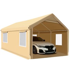 Rainproof Portable Paint Booth 26x14x10.5ft Heavy Duty Spray Painting Shed