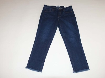 Loft Women's Skinny Crop Jeans Size 4 NWT Mid Rise Blue Stretch Denim 25'' Inseam