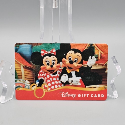 Disney Gift Card Mickey and Minnie Mouse Love No Value - Choose Your Design - Picture 4 of 6