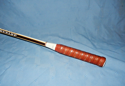 Ancienne Raquette Squash Dunlop Zaman Club – Bois Vintage Avec Housse