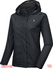 Little Donkey Andy Women's Waterproof Rainjacket Lightweight Windbreaker Black S