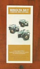 MINOLTA SR-T SALES BROCHURE/93713