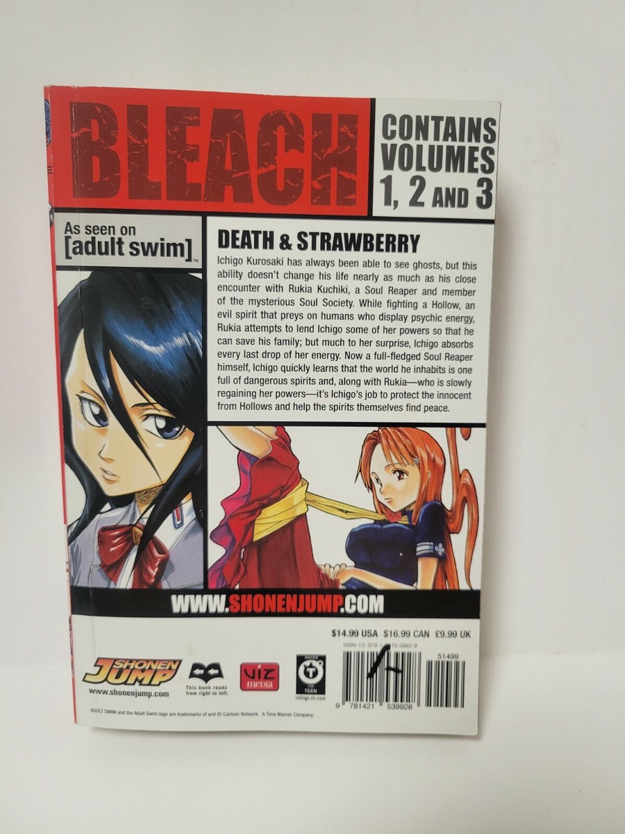 Bleach Death & Strawberry - Volumes 1, 2, 3 - Tite Kubo | eBay