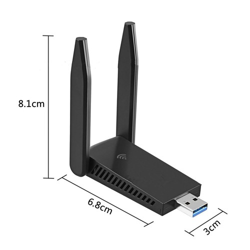 USB 3.0 Dock Dongle WiFi Adapter PC Wireless Network Card For Mac OS Windows - Photo 7/8