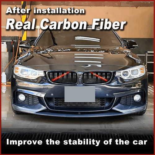 Für BMW F32 F33 F36 M Paket Carbon Front Lippe Schürze Frontlippe Splitter Flaps - Picture 2 of 10