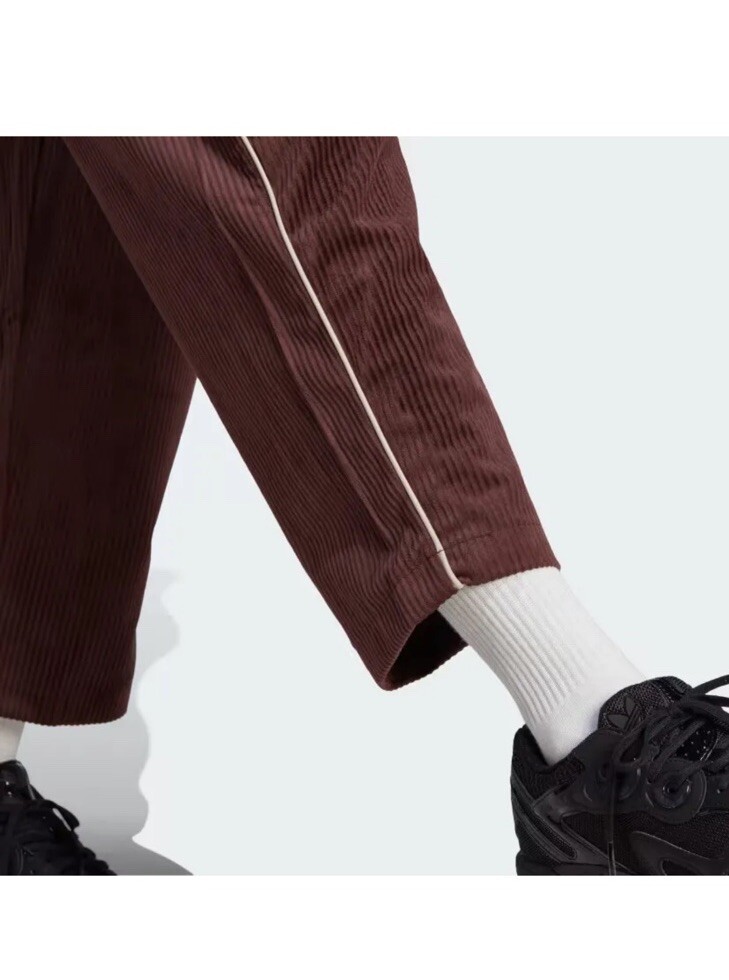 adidas Originals Women's Open Hem Corduroy Trefoil Pants II8083 Sz