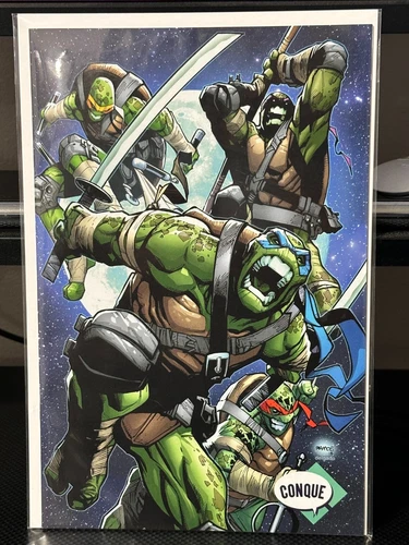 Teenage Mutant Ninja Turtles #81 Conque Ramos Virgin Variant IDW 2018 TMNT 9.6