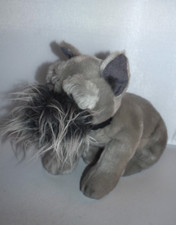 Russ Berrie Schnauzer Puppy Dog Bean Plush Stuffed Animal