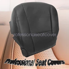 Driver Bottom Replacement Seat Cover Leather Black For 07-12 Lexus LS460 LS600h