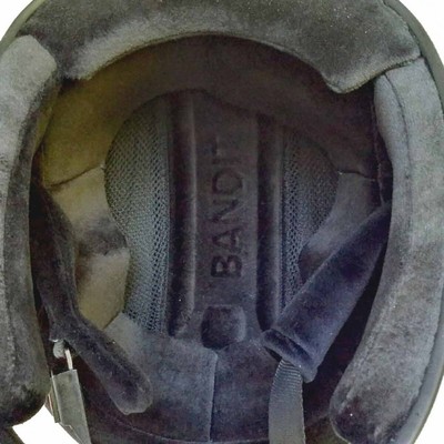 セキュリティ・セーフティ BANDIT XXR Bandit XXR Black Motorcycle Helmet - helmade Streetfighter