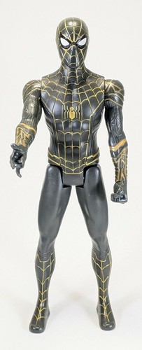 Marvel Studios Spider-Man Black Gold Suit Titan Hero Series 12" Action Figure - Picture 4 of 6