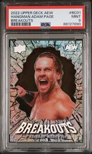 2022 Upper Deck AEW #BO-31 Hangman Adam Page PSA 9 MINT