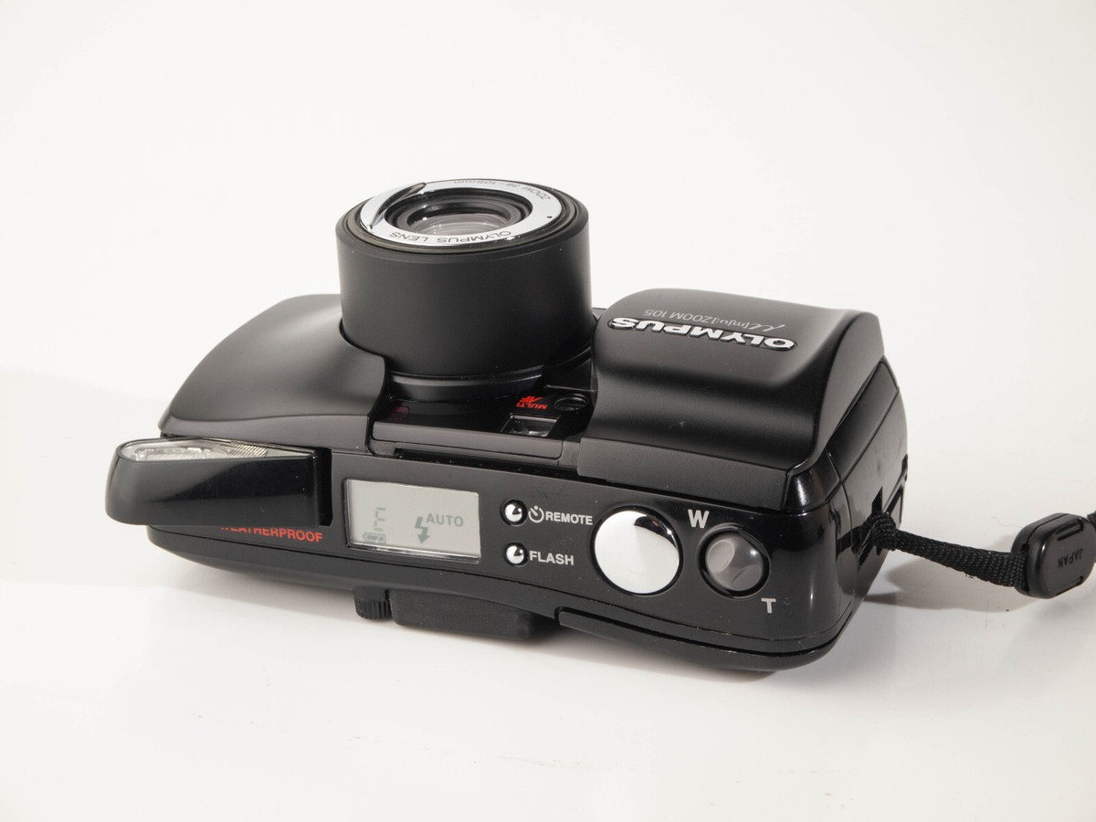 Olympus Mju Zoom 105 - 35mm Camera - fully working - tested - exc