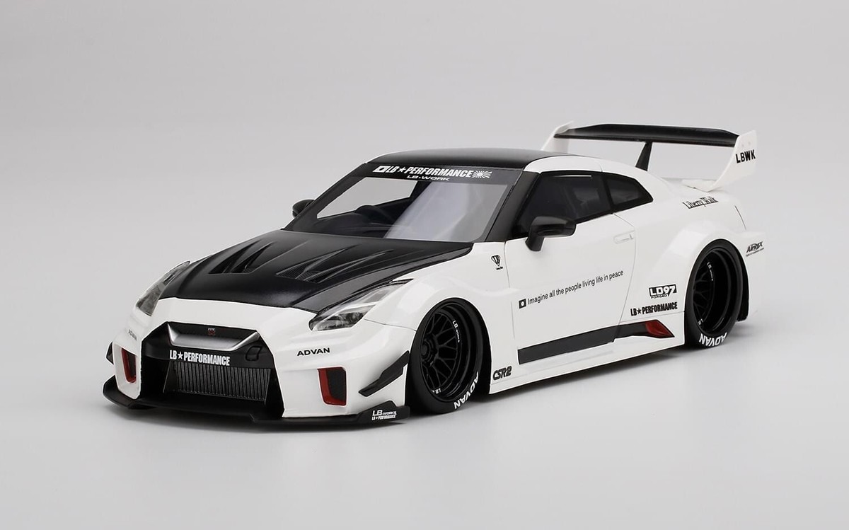 ワンモデル 1/18 R35 GT-R LB仕様 1/18 HPI IG #IG0429 Nissan LB Works R35 GTR Light Blue | eBay