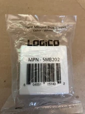 30X LOGiCO Surface Mount Box 2 Port Double Hole Keystone Jack Cat5e/Cat6/Cat7