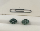 GIA CERTIFIED, Colombian, Trapiche Emerald well matched cabochon pair-very rare. — photo 8