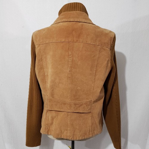 Vtg LAL Live a Little Brown Suede & Acrylic Zip & Snap Closure XL - Picture 11 of 13
