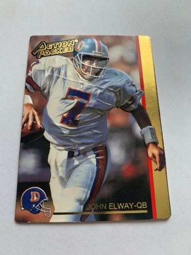 1992 Action Packed John Elway Denver Broncos Card 7 NM EBay
