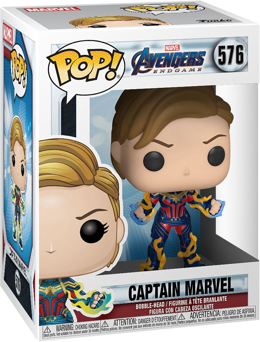 キャプテンマーベル　funko POP Amazon.com: Funko Captain Marvel: Captain Marvel x POP! Vinyl