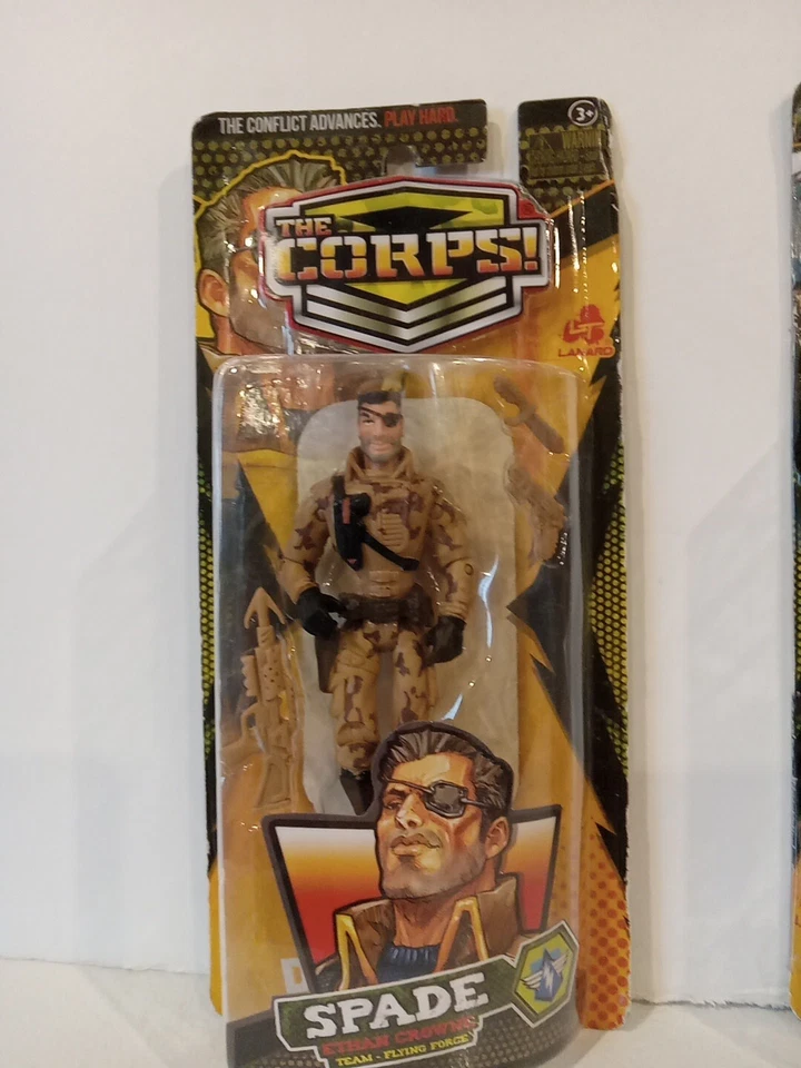 Lanard The Corps Lote de 3 Spade Condor Bolder Nuevo en Tarjeta Envío Rápido Foto 2 de 4