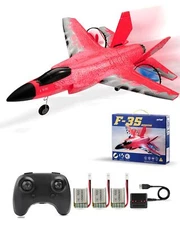 ANTSIR RC Airplane F-35 Remote Control Lightning II Jet Plane, 2.4Ghz Smart Gyro