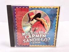 Vtg. Where in the World is Carmen Sandiego Game Windows CD-ROM 1994 Broderbund