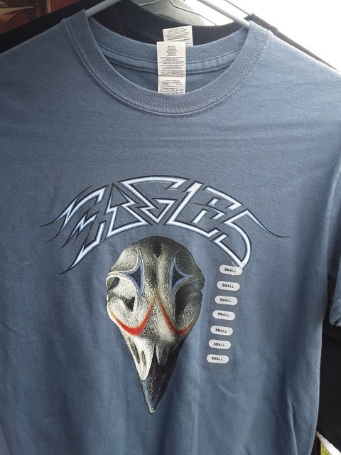 The Eagles T-Shirt Small Blue New Live Nation | eBay