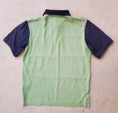 トップス 90s Yves Saint Laurent polo shirt YSL Vintage YSL YVES SAINT LAURENT Polo Shirt Mens L Spellout 90's