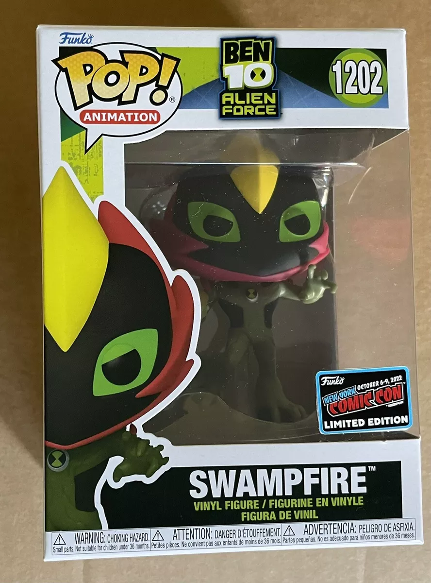 Funko Pop! Animation Ben 10 Alien Force Swampfire 1202 Exclusivo