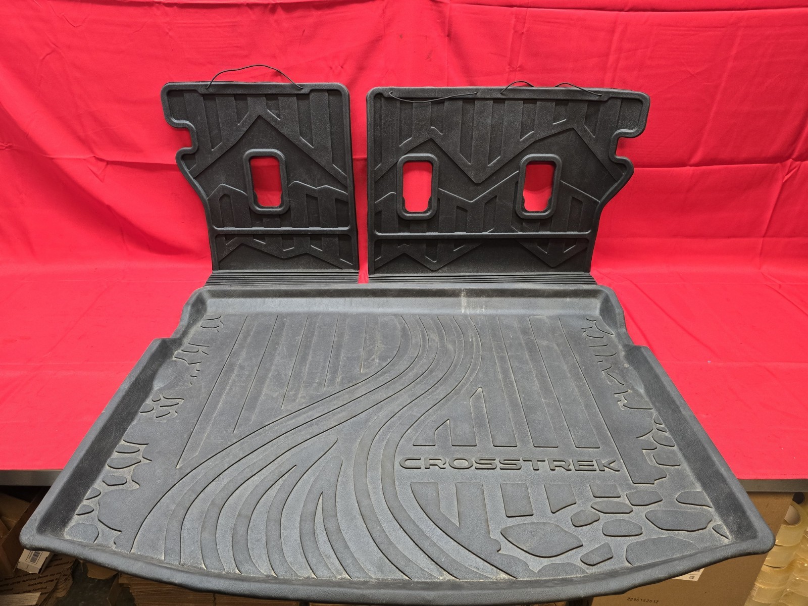 2024-2027 SUBARU CROSSTREK REAR SEAT TRUNK ALL WEATHER RUBBER COVER MAT LINER