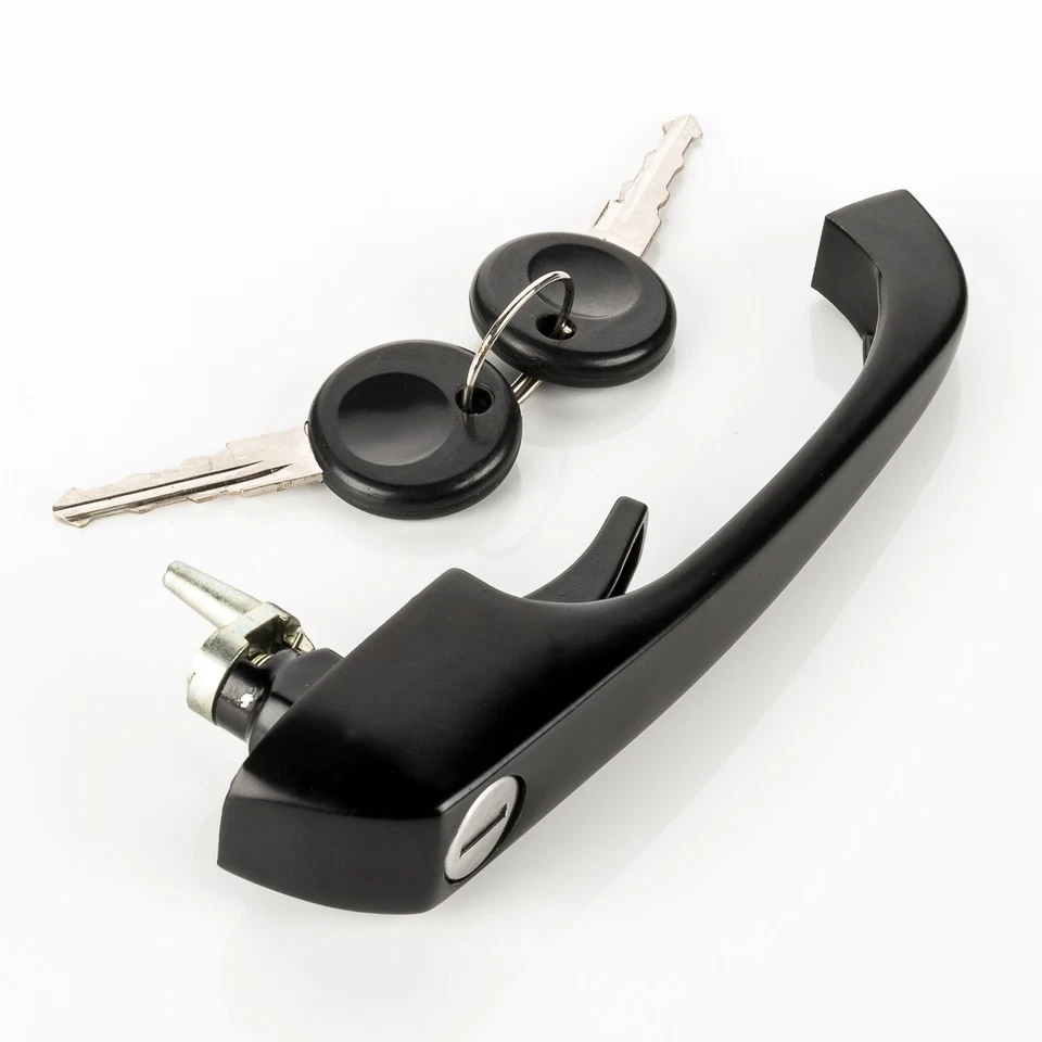 Tirador Negro Mate Delantero Izquierda Derecha para VW Transporter T2 II 2 Bus - Imagen 2 de 4