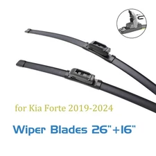 2,Wipers Blades 26" 16" for Kia Forte 2019-2024 All-seasons Front J-hook